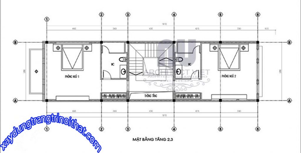 Mẫu Nhà Ống Mẫu Nhà Ống 4 Tầng Với Diện Tích 5x20m