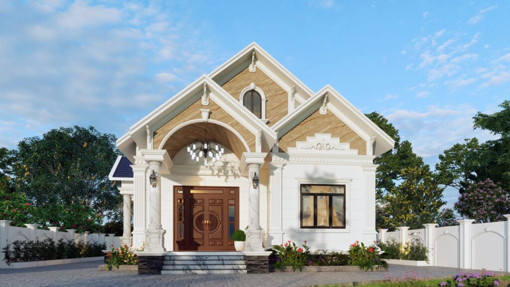 Mẫu Nhà Cấp 4 Mái Thái Diện Tích 10x16m Thiết Kế 4 Phòng Ngủ