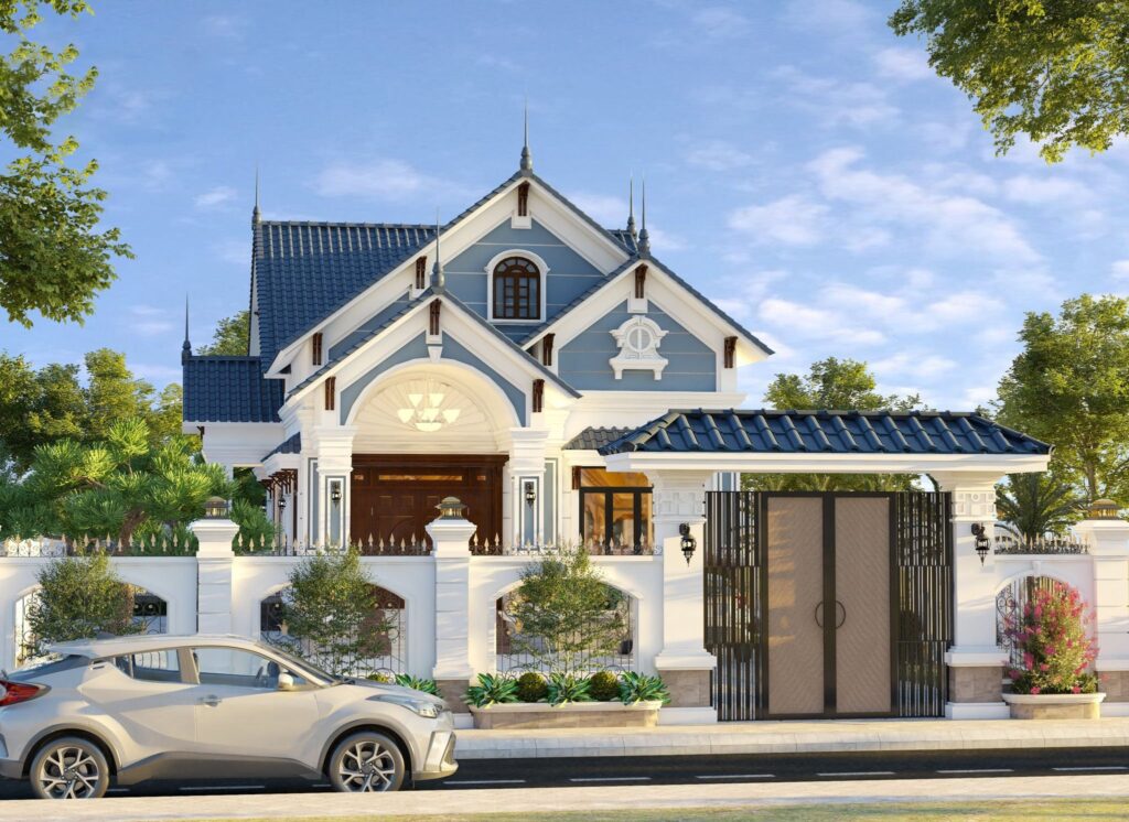 Mẫu Nhà Cấp 4 Mái Thái Diện Tích 6x20m Thiết Kế 3 Phòng Ngủ