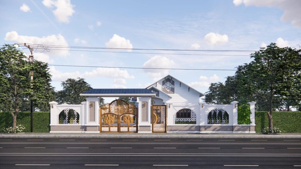 Mẫu Nhà Cấp 4 Mái Thái Diện Tích 8x16m Thiết Kế 3 Phòng Ngủ