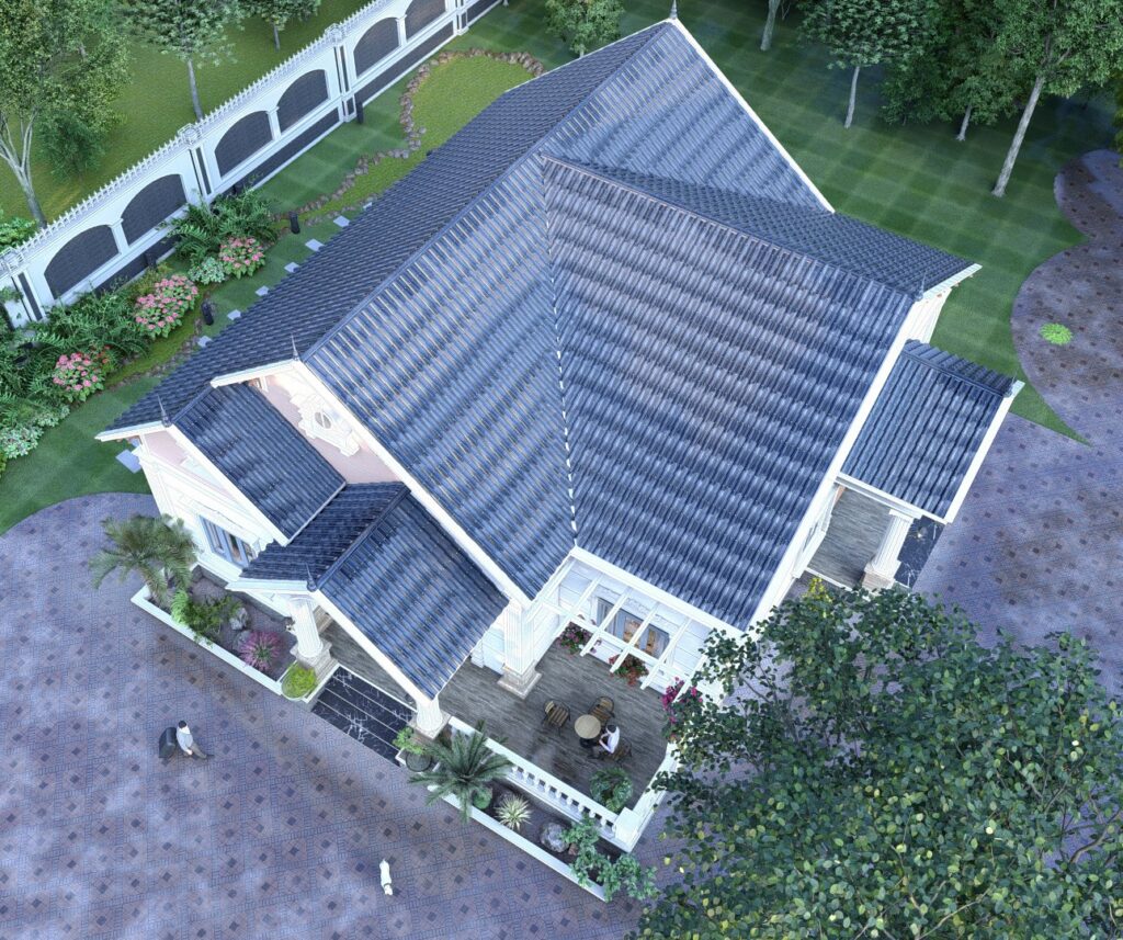 Mẫu Nhà Cấp 4 Mái Thái Diện Tích 12x10m Thiết Kế 3 Phòng Ngủ